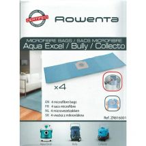Rowenta - Set de 4 bolsas de microfibra para aspirador ZR816001