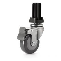 Napoleon - Set de 4 roues extra-larges pour barbecue à gaz Prestige - Gris