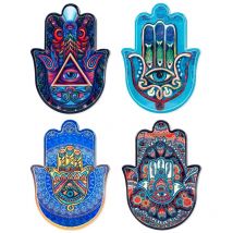 Zen Et Ethnique - Signes Grimalt Posts de cuisine Hands Fatima 4U Multicolor Estavas 11x15x1cm 22523