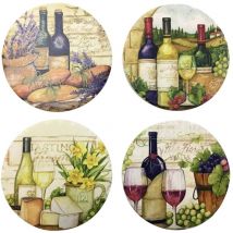 Zen Et Ethnique - Signes Grimalt Posts de cuisine Ensemble 4 ou multicolore voit 4x11x1cm 24818