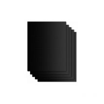 Malo - Set de 5 Tapis de Cuisson Tapis bbq Barbecue Plaque Feuille de Cuisson Four 40 33cm pour Barbecue gaz Charbon électrique 100 Anti-adhérent,