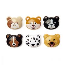 Set de 6 clips à sachets Kikkerland Chien