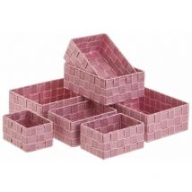 Set de 7 Panières déco - Rose