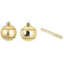 Set de 8 boules decor carreaux