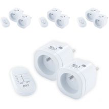 Set de 8 prises Wi-Fi + radio avec télécommande - 3000W - Chacon