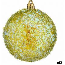 Krist+ - Set de bolas de navidad verde plástico 8 x 9 x 8 cm (12 unidades)