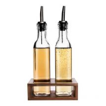 Orion - set de botellas dispensadoras de aceitunas y vinagre