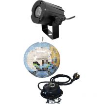 Eurolite - Set de boule à facettes 50101856 20 cm S09112