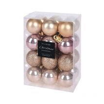 Set de boules de Noël, ø 4 cm, 20 pièces