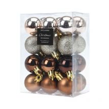 Set de boules de Noël, ø 4 cm, 20 pièces