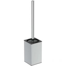 Standard iom Square - Brosse wc avec support, chrome E2195AA - Ideal