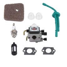 Ensemble De Carburateur Pour Stihl Fs55 Fs55r Fs55rc Fs38 Km55 Hl45 Km55r Kit De Ligne De Carburant De Filtre À Air Kit De Bougie D'Allumage