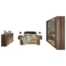 Ensemble de chambre Catromi 121, Chêne du Monastery + Soft Pik 011