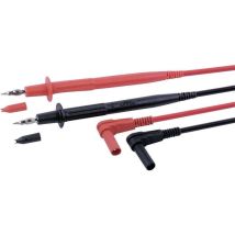 Multi Contact - Stäubli XPF-484 100 cm Set de cordons de mesure de sécurité Banane mâle 4 mm pointe de test 1.00 m noir, rouge 1 set