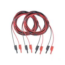 Metrel - s 1058 Set de cordons de mesure de sécurité banane mâle 4 mm banane mâle 4 mm 10.00 m noir, rouge 1 set S150342