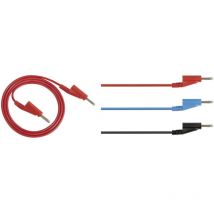 Rohde&schwarz - HZ10R Set de cordons de mesure Banane mâle 4 mm Banane mâle 4 mm 1.00 m rouge 1 pc(s)