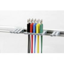 Sks Hirschmann - pms 4 lmlh Set de cordons de mesure Banane mâle 4 mm Banane mâle 4 mm 1.00 m noir, rouge, bleu, jaune, v