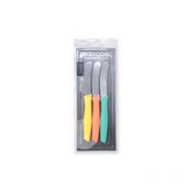 Arcos - série de couteaux à beurre nova set de 3 pièces couleurs pastel