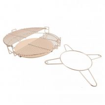 Barbecook - Set de cuisson Divide & Conquer pour Kamado avec Grille de 46cm dont Kamal