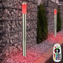 Etc-shop - Set de 2 lampadaires, éclairage extérieur, télécommande dans un set comprenant des lampes led rgb
