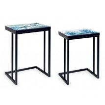 Bizzotto - Set de deux tables basses d'ameublement