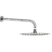 Set de ducha redondo rociador de 25 cm brazo de 40 cm Tecom KITSOF3CR