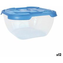 Tontarelli - Set de fiambreras nuvola 2 l azul cuadrado 2 piezas (12 unidades)
