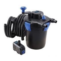 Kit de filtres sous pression de bassin tip - pour bassin de 5 000 l, uv-c 9 w, fonction de lavage à contre-courant, tfp 5000 uv 9, 30297