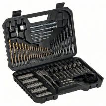 BOSCH Jeu d'embouts de tournevis 103 pièces Titane 2607017367