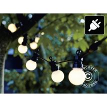 Dancover - Set de guirnalda de luces led, Lucas, 3m, Negro/Esmeralda/Blanco