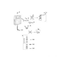 Set de joints, contenu : support de vann de remplissge, joint levres, joint toriq vanne d'evacuation