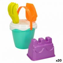 Set de Juguetes de Playa Colorbaby ø 14 cm (20 Unidades)