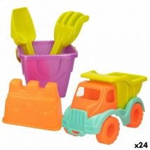 Set de juguetes de playa colorbaby 5 piezas polipropileno (24 unidades)