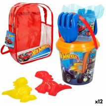 Hot Wheels - Set de Juguetes de Playa ø 18 cm Polipropileno (12 Unidades)