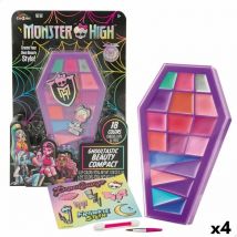 Monster High - Set de maquillaje infantil feeling fierce 10 x 16,5 x 2 cm 4 unidades
