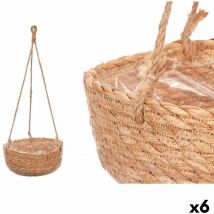 Set de pots giftdecor lr23067 alfa naturel 21 x 11,5 x 21 cm 23 x 13 x 23 cm 26 x 15 x 15 x 26 cm