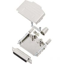 Encitech - Kit embase sub-d femelle Nombre de pôles: 25 DPPK25-M-DBS-K 6355-0004-13 180 ° fût à souder 1 set