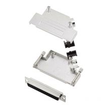 Encitech - Kit embase sub-d femelle Nombre de pôles: 37 D45ZK37-DMS-K 6355-0003-34 45 ° fût à souder 1 set S763571