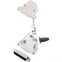 Encitech - Kit embase sub-d mâle Nombre de pôles: 44 DTSL25-S-JSRG+HDP44-K 6355-0043-03 45 ° fût à souder 1 set