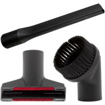 Set de suceur plat avec suceur pour meubles rembourrés et brosse aspirante 35mm Suceur pour meubles rembourrés petit + suceur plat + brosse aspirante