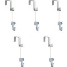 Pack de 5 kit d'accrochages tableaux Artiteq suspension sur portes, panneaux, cloisons 16mm - Max 4kg