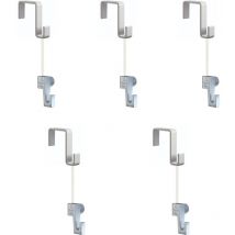 Pack de 5 kit d'accrochages tableaux Artiteq - suspension sur portes, panneaux, cloisons 31 mm - Max 4kg