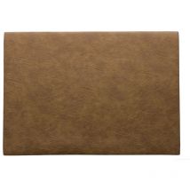 Set de table cuir vegan 46x33cm Asa Marron clair