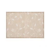 Set de Table Design 'Fleurs' 30x45cm Beige