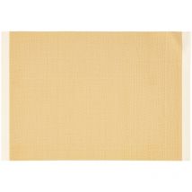 Set de table tissé avec liseré Jaune 45x30 cm