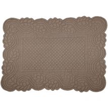 Set de table morphée miel Taupe 30x45 cm
