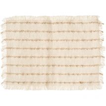 Set de table en jute Blanc 45x30 cm