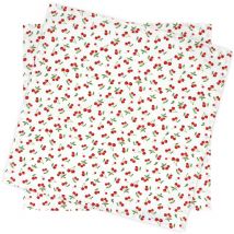 Set de table enduit cerises 45x45 cm