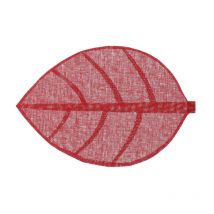 Set de Table "Feuille" 33x50cm Rouge
