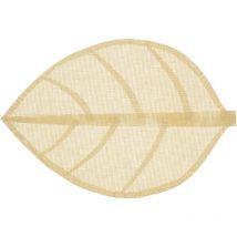 Set de table forme feuille Naturel 50x32 cm